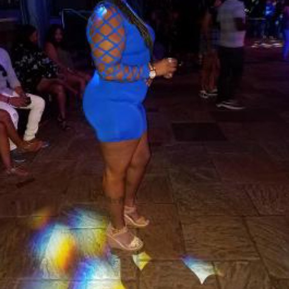 Blue dress